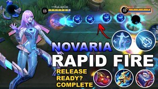 NOVARIA IS NOW WAY WAY BETTER THAN BEFORE | NOVARIA RAPID FIRE BUILD 2023 | MLBB