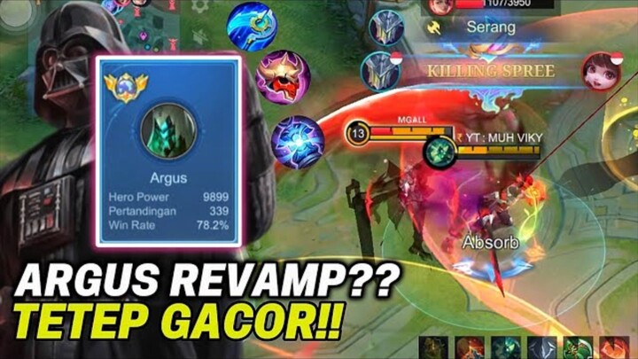 ARGUS REVAMP TETEP GACOR !! CARA MAIN ARGUS SEASON 42 & BUILD ARGUS TERSAKIT 2027 - MLBB