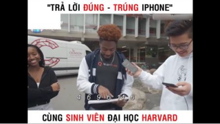 Trả lời đúng - Trúng iphone part 2 #giaitri