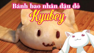 Bánh bao nhân đậu đỏ Kyubey | Thật đáng yêu