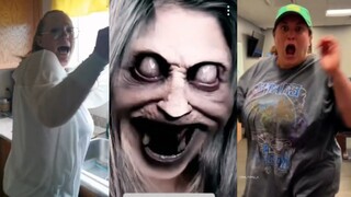 SCARECAM Pranks Reaction 2023  #37|Funny Scare Pranks/Jumpscare/Funny Videos//UltrascareImpressions/