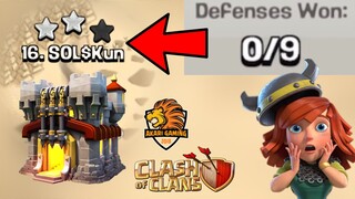 BASE TH11 THỦ 9 LƯỢT - TH13 ĐÁNH KHÔNG NÁT Ở TRẬN WAR Đ.I.Ê.N R.Ồ Clash of clans | Akari Gaming