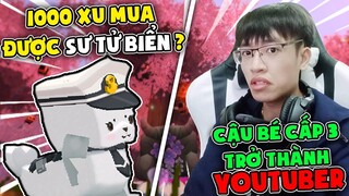 THẦN THÚ SƯ TỬ BIỂN CÓ KIẾM ĐƯỢC TỪ 1000 XU MINI? || CÂU CHUYỆN TỪ CẬU BÉ CẤP 3 TRỞ THÀNH YOUTUBER