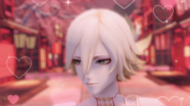 [Onmyoji MMD] First person perspective secretly kissing Emperor Shitian
