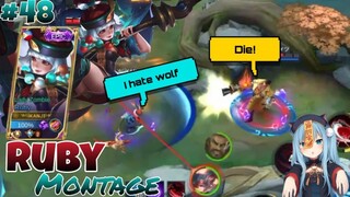 Ruby Montage #48 | The wolf is coming | Top Global Ruby plays | Mobile Legend