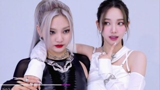 柚宁斗嘴好可爱！aespa GIRLS舞蹈版拍摄花絮自制中字, 柳智敏美神下凡了…