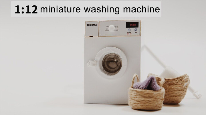 Mô Hình Nhà Tắm Mini Ep10 | Cách Làm Máy Giặt Mini
