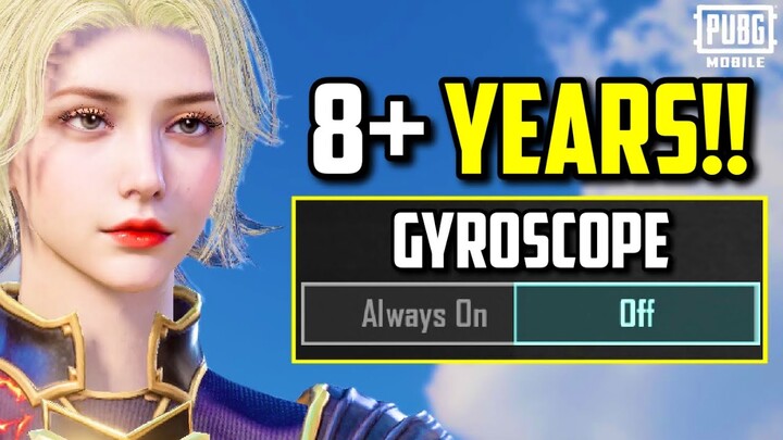 WHAT 8 YEARS OF NO GYRO LOOKS LIKE IN PUBG MOBILE!!
