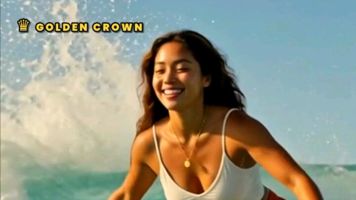 Ride Your Own Wave 🌊 Bye-bye negativity! #GoldenCrown #Shorts