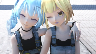 【MMD】ไม่มีชื่อเรื่อง - Tda Happy farm Miku X Neru HD 1080p