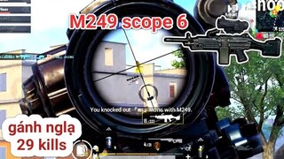 PUBG Mobile - Đỉnh Cao Cân 1/3 Map Giúp Người Lạ Top 1 | Khi M249 Scope 6x Đã ZoomOut