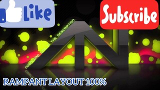 Rampant Layout 100% (Built By Me) | Geometry Dash | ID: 79617572