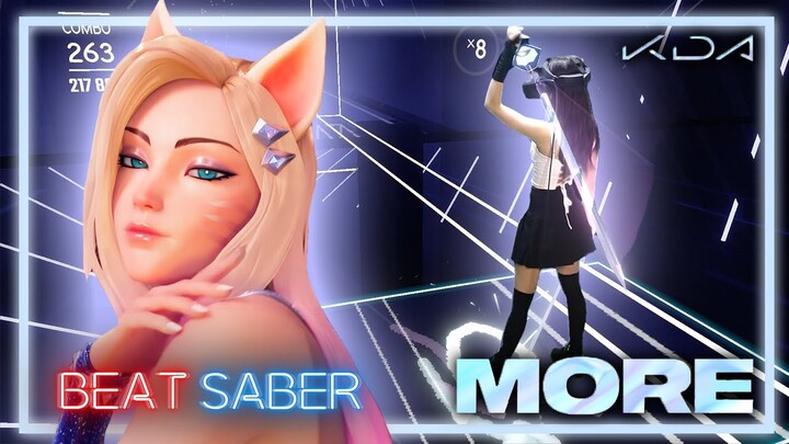 [Beat Saber] K/DA - MORE ft. Madison Beer, (G)I-DLE, Lexie Liu, Jaira Burns, Seraphine (Expert+)