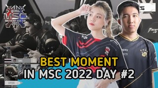 BEST MOMENT IN MSC 2022 DAY #2 | MOBILE LEGENDS INDONESIA