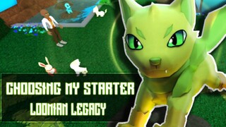 Choosing My Starter | Loomian Legacy | Noclypso