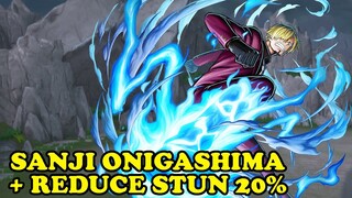 SANJI MAKIN BROKEN !! Gameplay Sanji Onigashima + Reduce Stun 20% | One Piece Bounty Rush