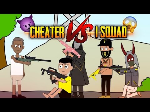 Animasi Free Fire Budi01 Gaming - Cheater VS 1 Squad Auto di ratain - Free Fire Animation