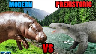 Pygmy Hippo vs Desmostylus | SPORE