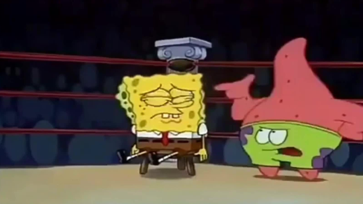 Touching scene between Patrick and SpongeBob SquarePants