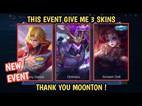 I GOT 3 SKINS IN THIS EVENT - MOBILE LEGENDS