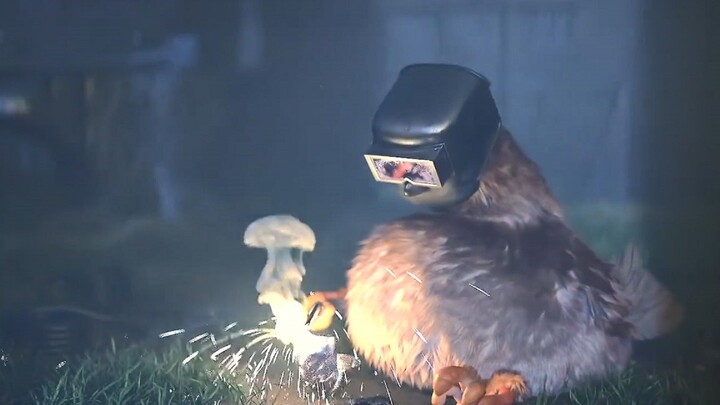 To stay alive, a hen taught herself how to weld and made fake iron eggs to pass off as real—yet no o