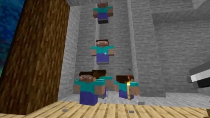 Minecraft: Reaksi Perpindahan