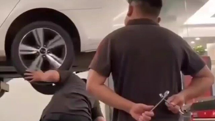 Don't fix the car first, go check your ears