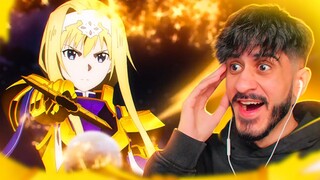 ALICE DESTROYS THE ENEMY! | Sword Art Online War of Underworld Episode 7 REACTION