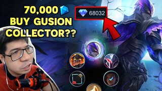 TỐP MỠ MẶC ÁO ĐỎ, CẦM 70,000 💎 KIM CƯƠNG ĐI MUA GUSION COLLECTOR VÀ CÁI KẾT... | MLBB