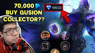 TỐP MỠ MẶC ÁO ĐỎ, CẦM 70,000 💎 KIM CƯƠNG ĐI MUA GUSION COLLECTOR VÀ CÁI KẾT... | MLBB