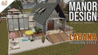 LifeAfter: SINGLE MANOR - Modern Cabana | Manor Design | Tutorial