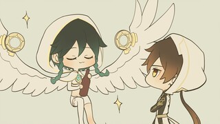【诗帝手书】七里香（风岩二神的欢乐摸鱼生活）