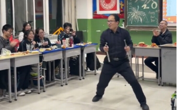 Homeroom Teacher: As a teacher, I know a thing or two about fighting.