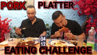 pork platter EATING CHALLENGE with Che10 DFiary II oksa chaba hanba thuba tanaba manipuri version