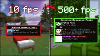 Top 3 Pack PvP Boost Fps Dành Cho Máy Yếu !!! | HeroMC