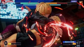 KOF15　チャンピオン　シェルミー　投げキャラ祭り　１０Hit６割クライマックスシェルミー