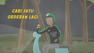 Kartun Horor Ojek Online Cari Satu Orderan Lagi Di Ganggu Hantu | KangCartoon