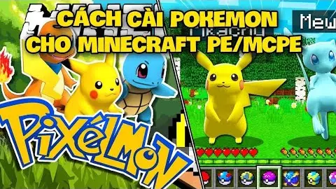 Addon Mod Pokemon Cực Hay Giống Pc Cho Minecraft Pe 1 19 Bilibili