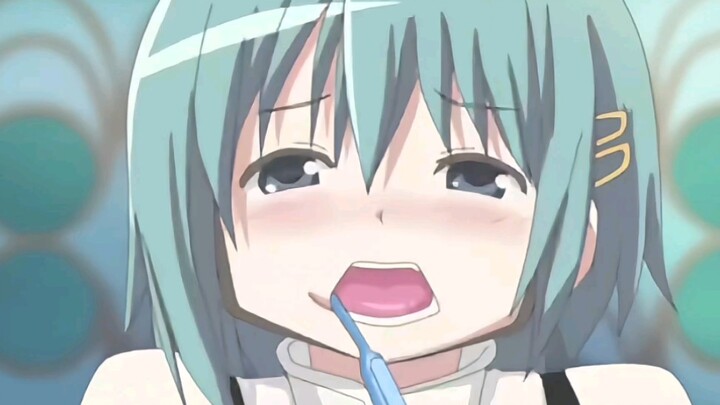 【Image Quality Restoration】Brushing Sayaka's Teeth