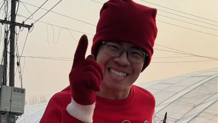 On New Year’s Eve, I ran 30 kilometers to send my running friends New Year’s greetings. #Running #Ma