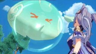 Wind Slime dalam gerakan lambat~ Lucu dan mati! !