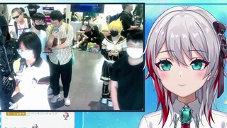 The natural Japanese girl met a female fan from the subtitle group at the BW scene!