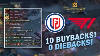 T1 VS PSG.LGD | 10 BUYBACKS!