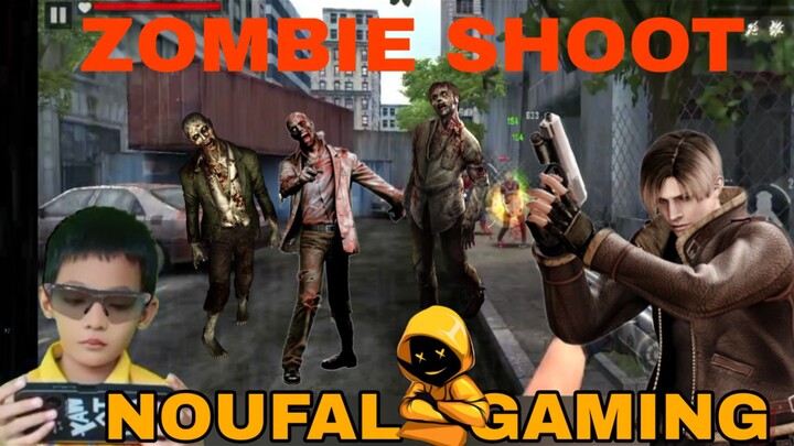 main game zombie shoot, anjing zombie menyerang