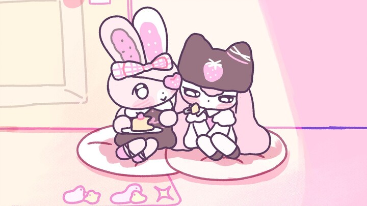 Saat kamu mengunci dunia di luar, selalu ada seseorang yang datang membawa cahaya (dan kue) kepadamu