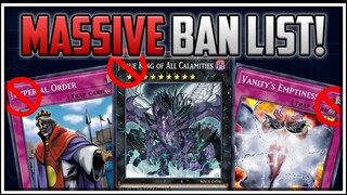 MASSIVE New Banlist Announced! Floodgates BANNED! True King, Imperial Order, And More! Master Duel!