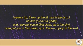 Jack Harlow - First Class (Lyrics) - i been a G throw up the  #MUSIC