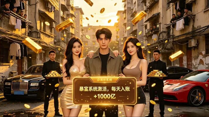 【Indo Sub】 Pemuda kumuh dapat sistem kaya raya! Setiap hari +1000 miliar! #Full#Minidrama