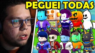 PEGUEI TODAS as 12 NOVAS SKINS com 1 MILHÃO DE GEMAS no Stumble Guys 0.41