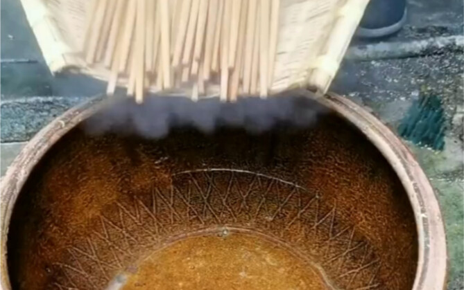 Making Bamboo Chopsticks